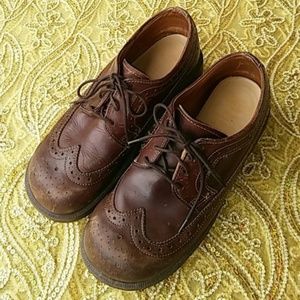 Vintage Brown Wingtip Oxford Dr. Martens UK6
